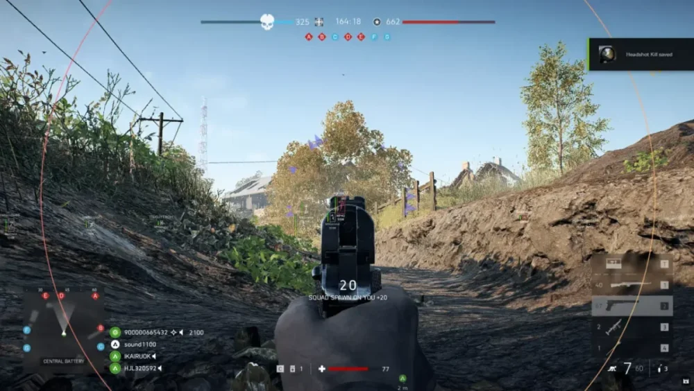 Aimbot hack in Battlefield 2042 automatically targeting enemy players