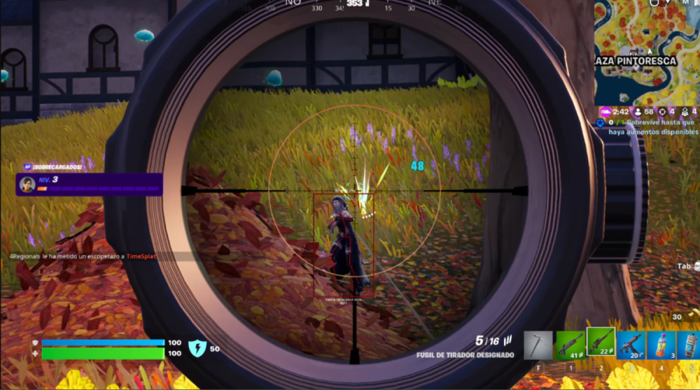 Phantom FN interface showcasing aimbot and ESP features