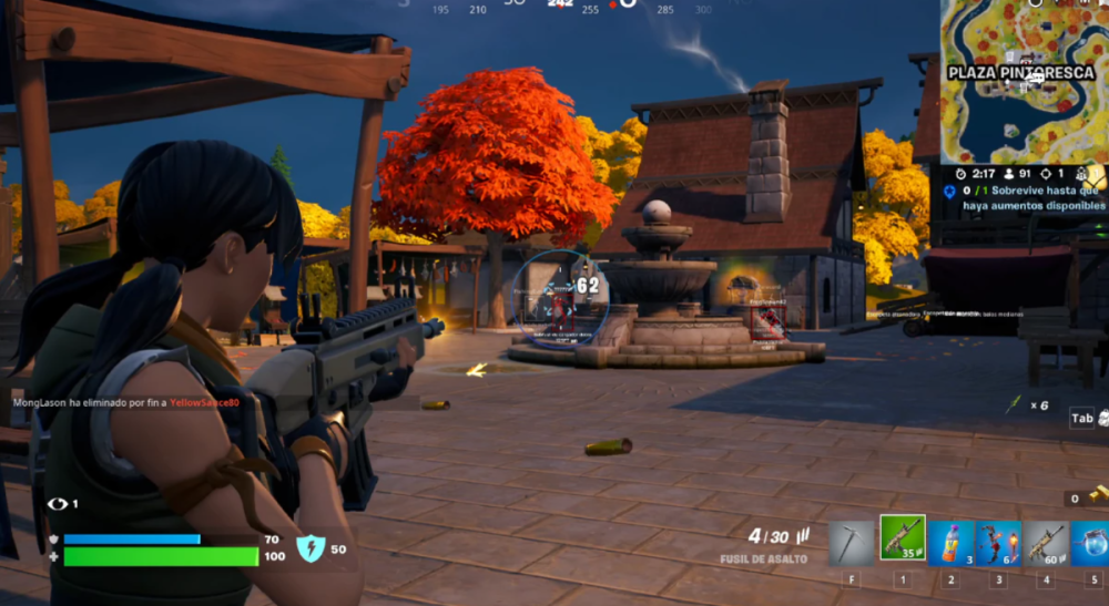 Phantom FN ESP overlay showing enemy boxes, skeletons, and item locations