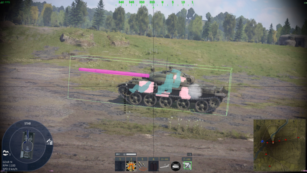 War Thunder cheats interface demonstrating combat challenges